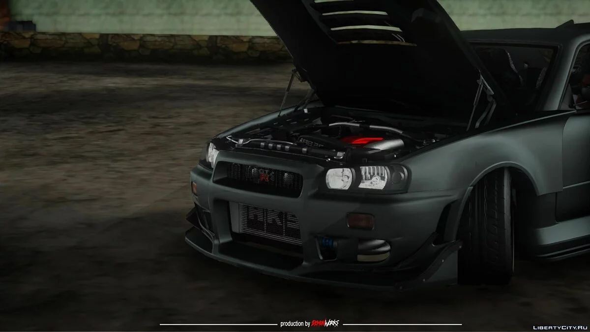 نيسان سكايلاين GTR R-34 صن لاين ريسينغ / جي تي إيه سان أندرياس