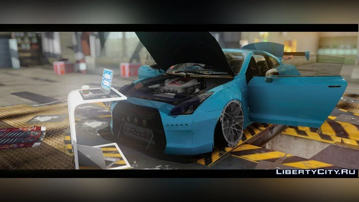 Nissan GT-R R35 Rocket Bunny 2015 / GTA San Andreas
