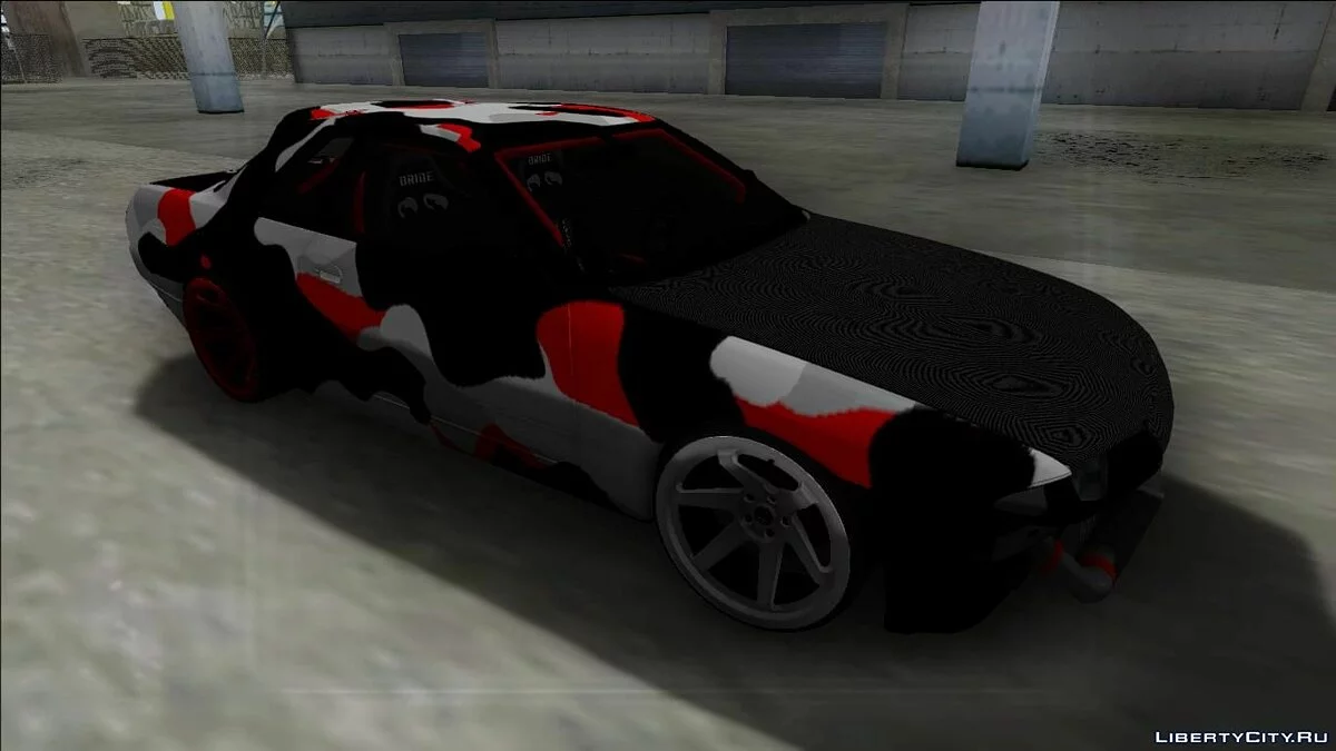 Nissan Skyline R32 Drift червоний камуфляж / GTA San Andreas