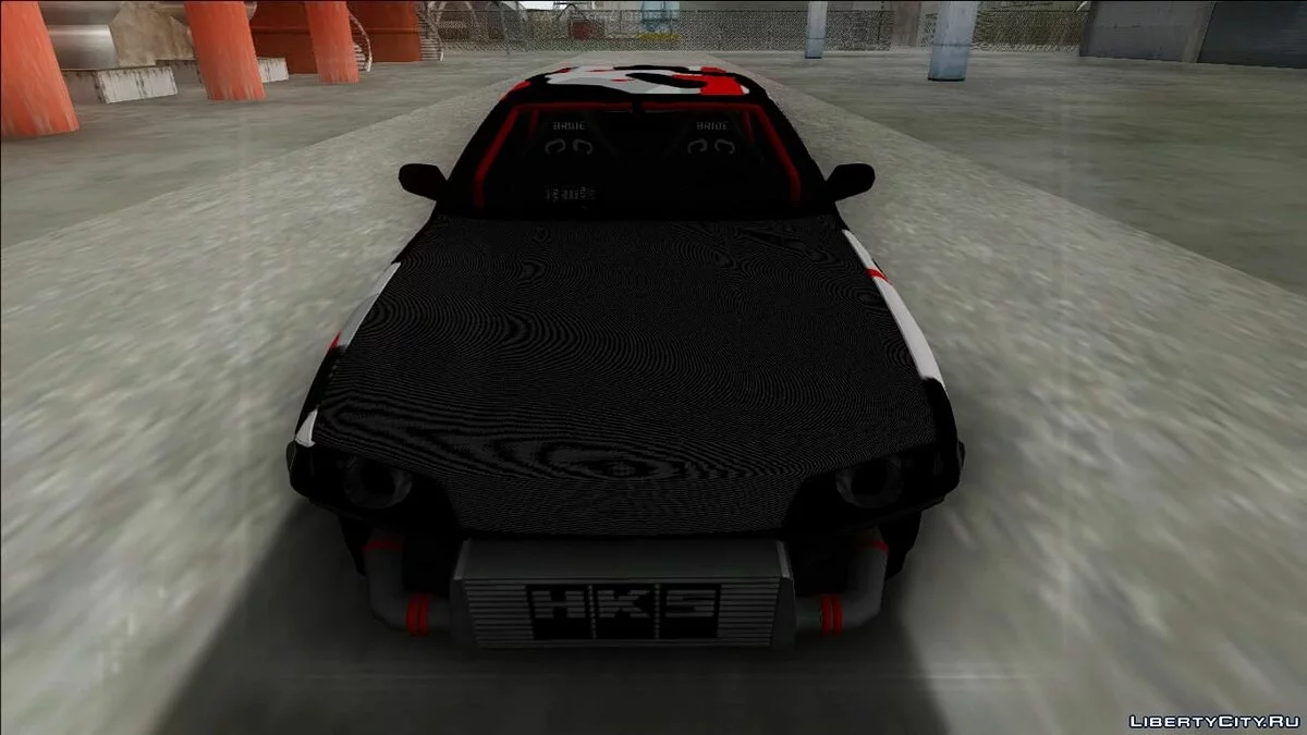 Nissan Skyline R32 Drift червоний камуфляж / GTA San Andreas