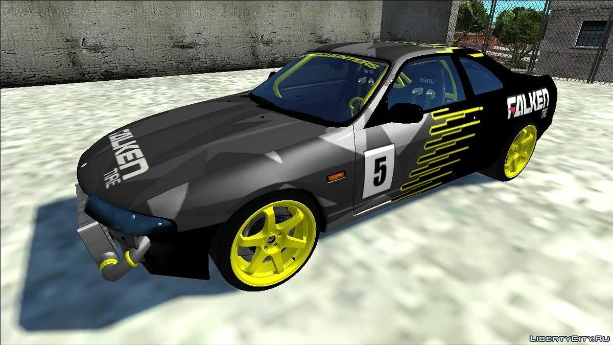 Nissan Skyline R33 Drift Falken Camo / GTA San Andreas