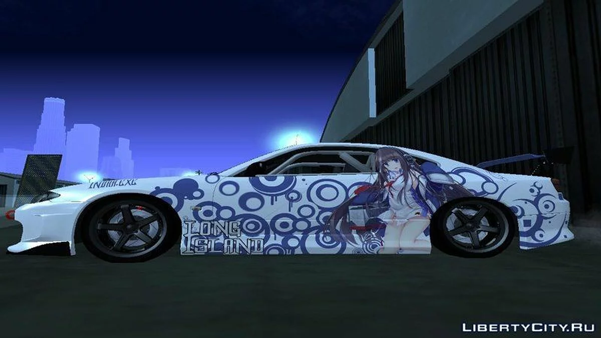 Nissan Silvia S15 Itasha Long Island Azur Lane / GTA San Andreas