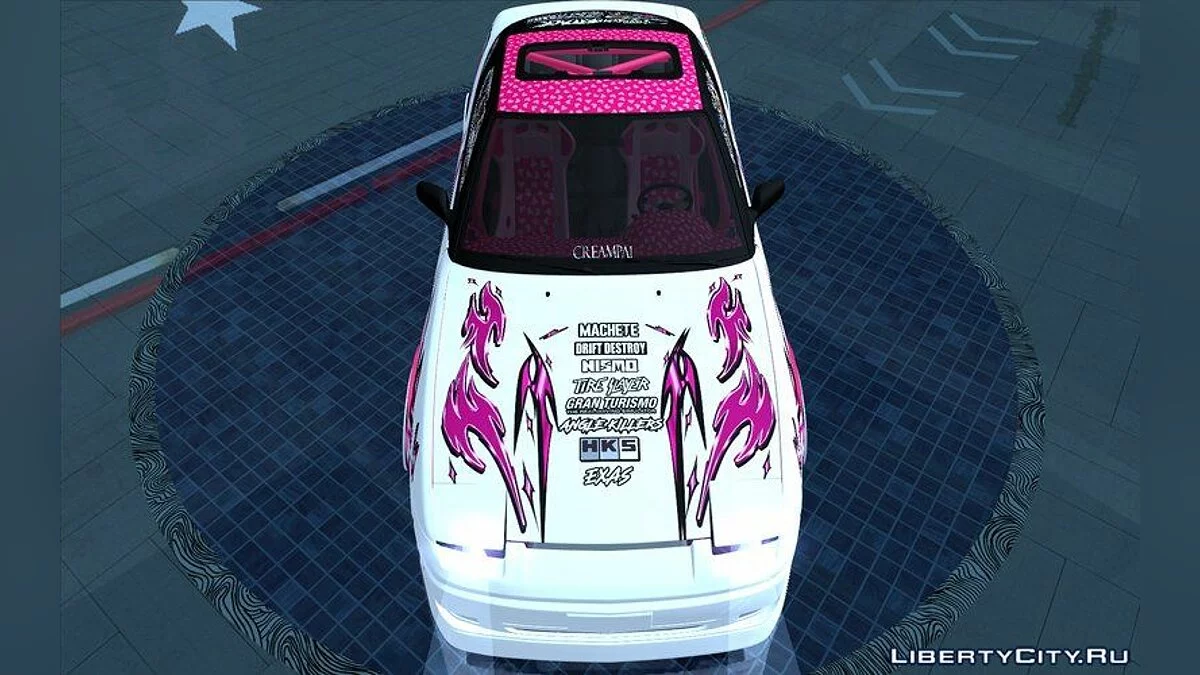 نيسان 240sx RPS13 كريمي / جي تي إيه سان أندرياس