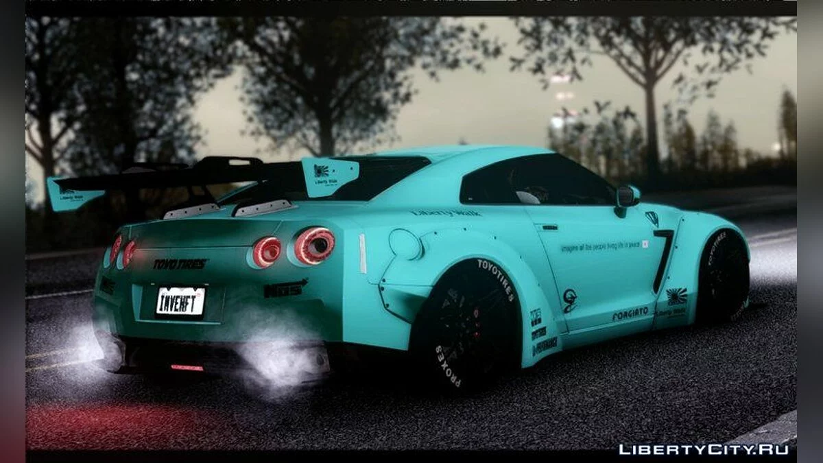 Nissan GT-R R35 Liberty Walk LB Performance v2 / GTA San Andreas