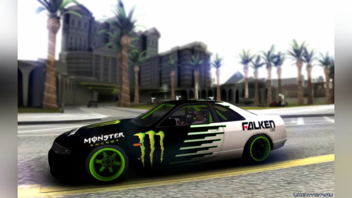 Nissan Skyline R33 Drift Monster Energy Falken / GTA San Andreas