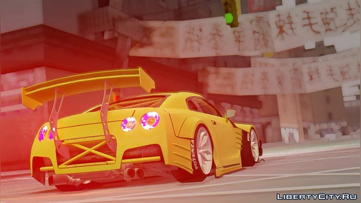 2011 نيسان GT-R R35 درفت صاروخي / جي تي إيه سان أندرياس