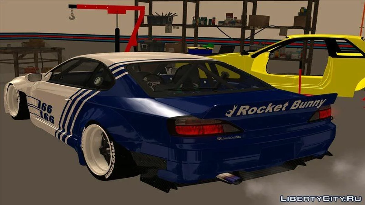 Nissan Silvia S15 RocketBunny HiercoCustomsWS / GTA San Andreas