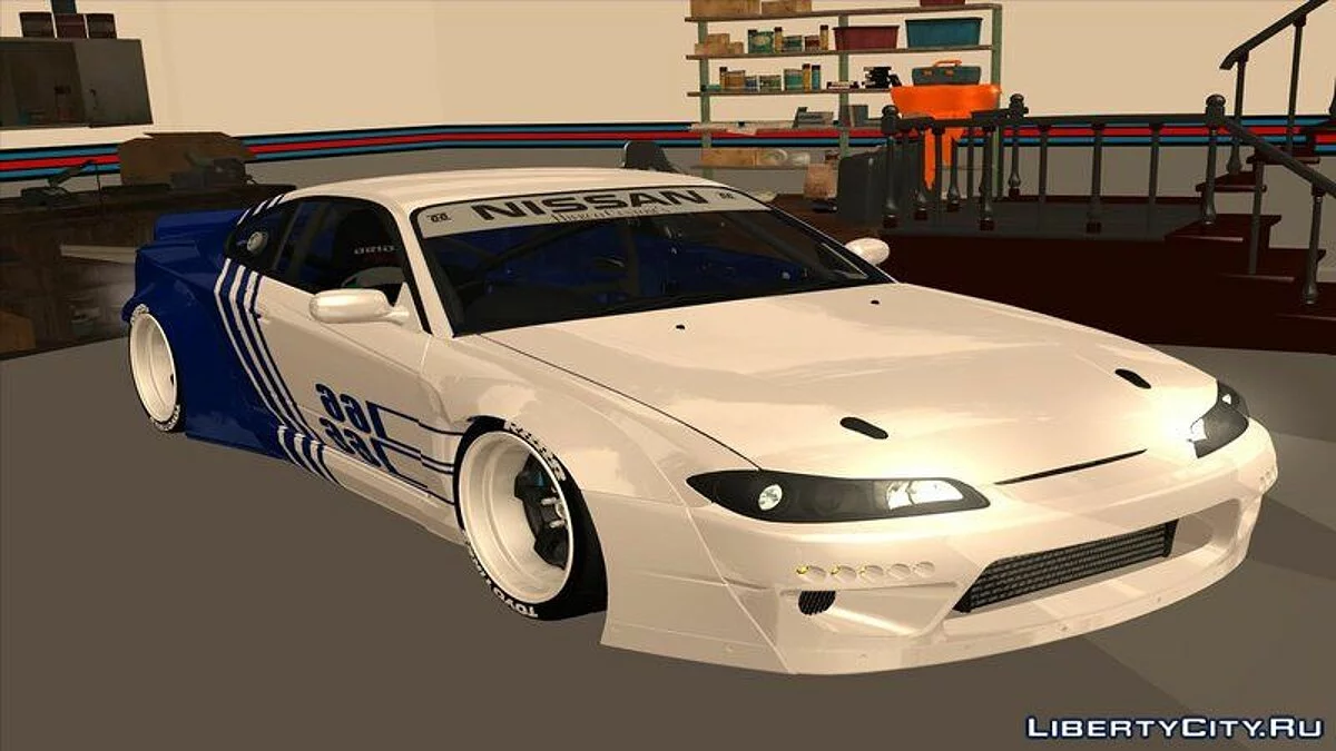 Nissan Silvia S15 RocketBunny HiercoCustomsWS / GTA San Andreas