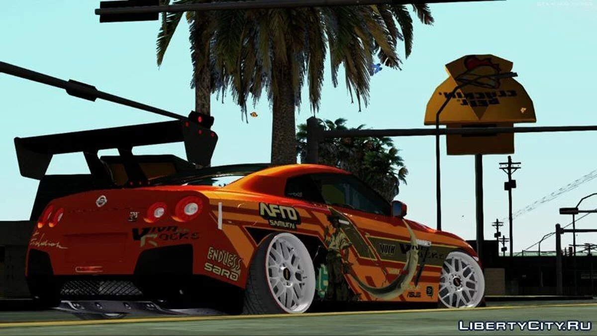 Nissan GT R Spec V Stance / GTA San Andreas