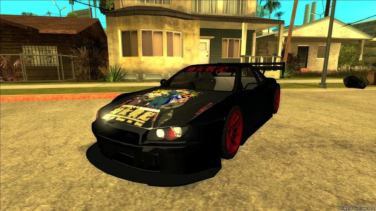 NISSAN SKYLINE GT-R Personalizado Youjo Senki / GTA San Andreas