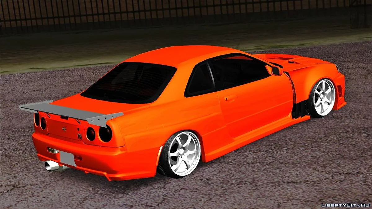 Nissan Skyline R34 ''C1 LOOP'' RACER / GTA San Andreas
