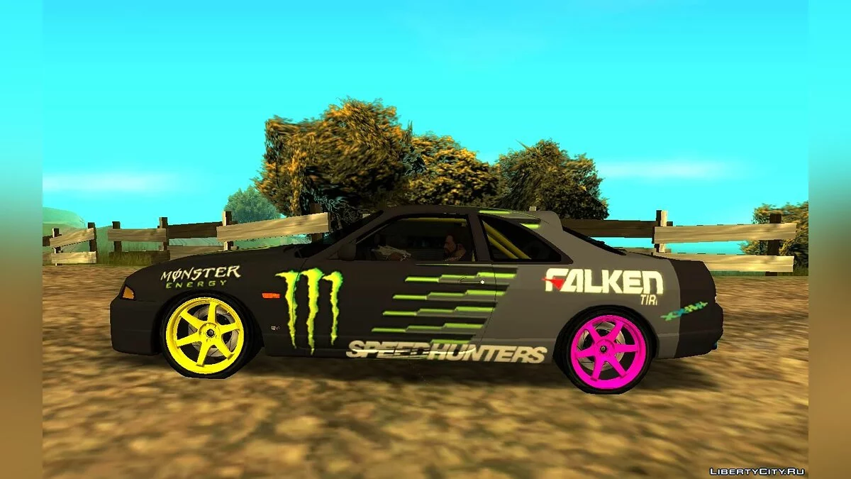 日产 Skyline R33 漂移怪物能量法尔肯 / GTA San Andreas