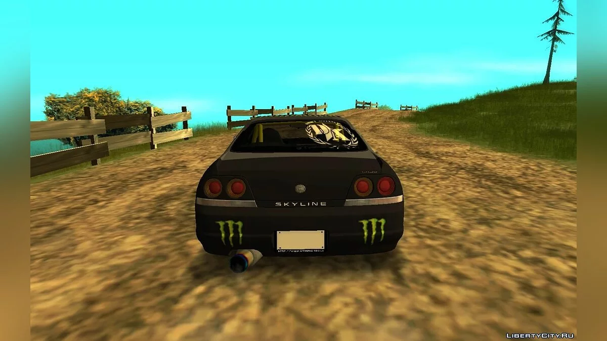 日产 Skyline R33 漂移怪物能量法尔肯 / GTA San Andreas