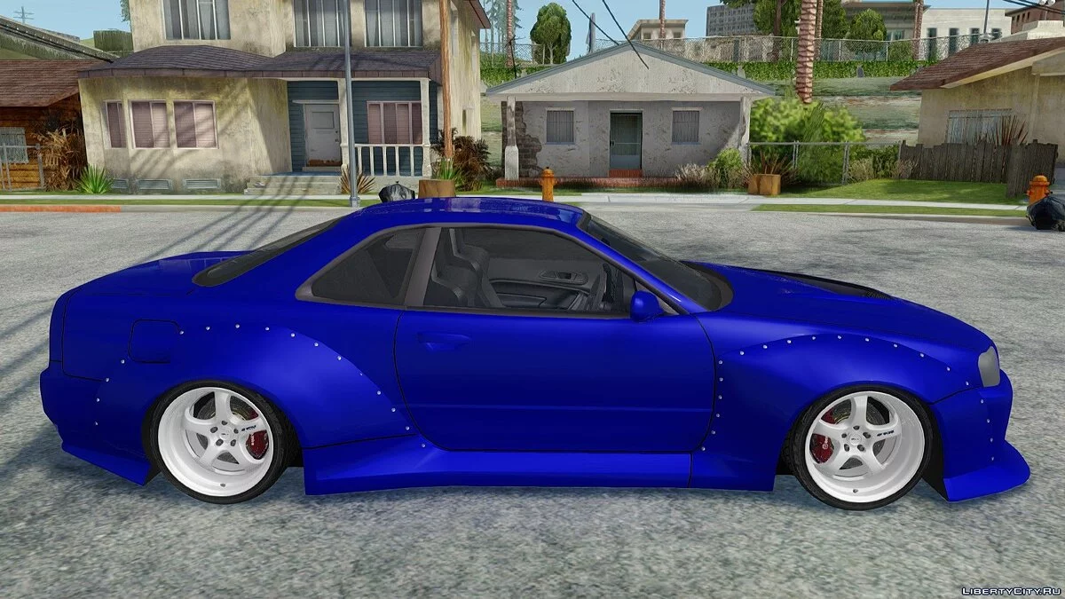 Nissan Skyline GT-R R34 Mk.X Widebody  / GTA San Andreas
