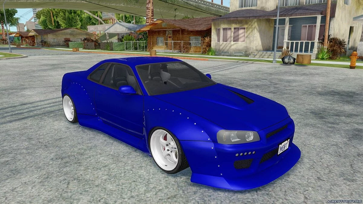 Nissan Skyline GT-R R34 Mk.X Widebody  / GTA San Andreas