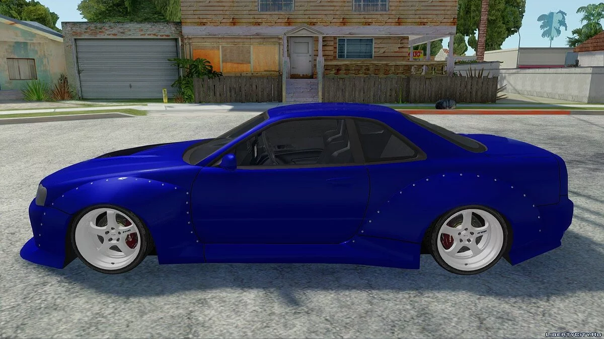 Nissan Skyline GT-R R34 Mk.X Widebody  / GTA San Andreas