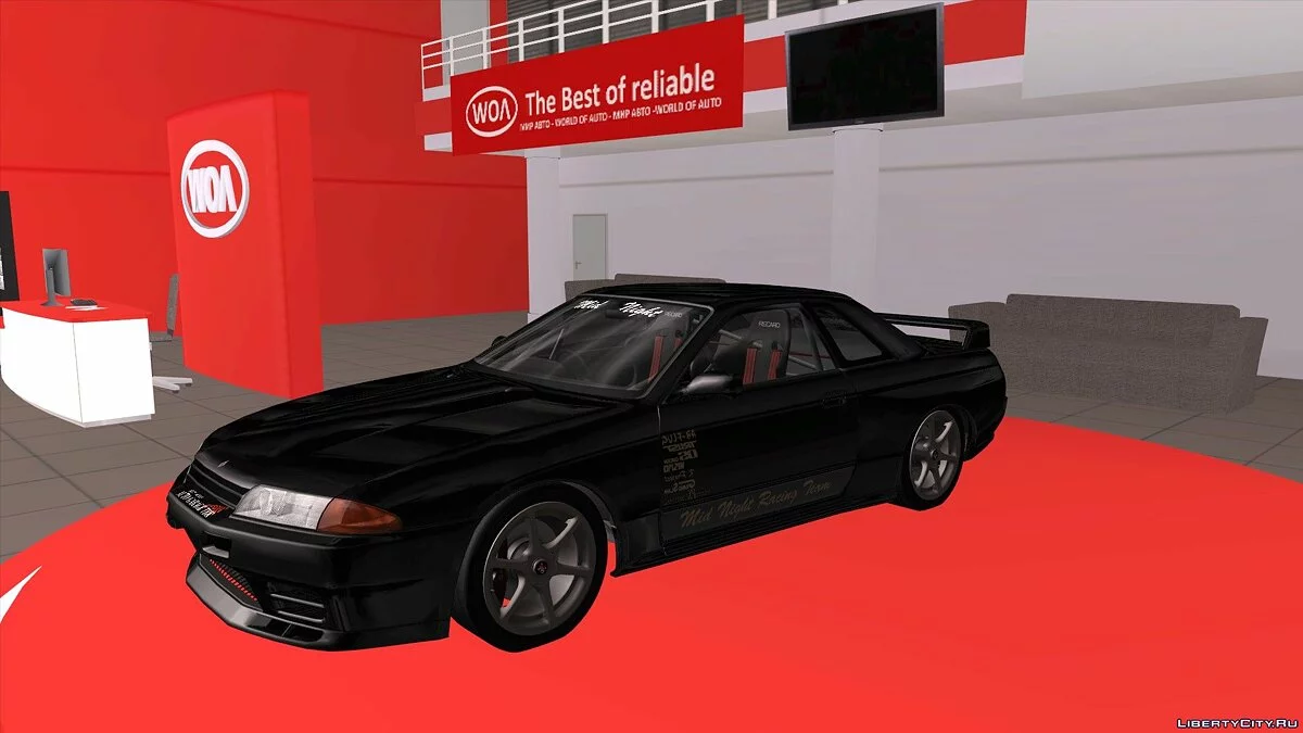 Nissan Skyline GT-R BNR32 TBK Hitam / GTA San Andreas