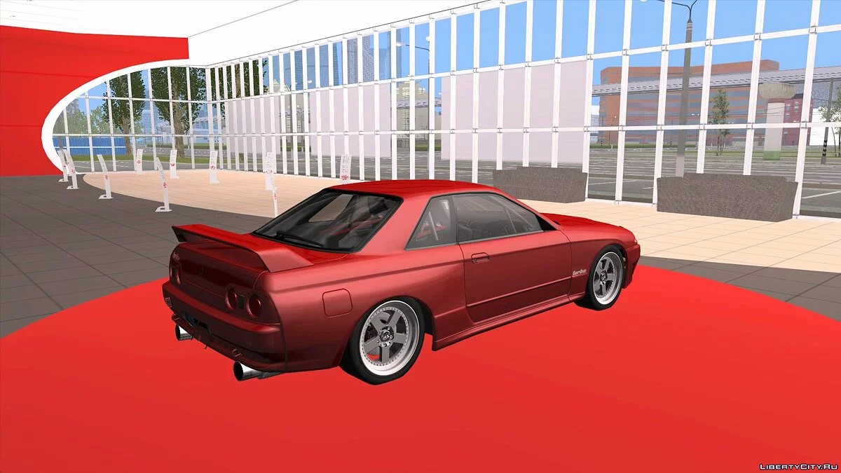 Nissan Skyline GT-R BNR32 TBK Merah / GTA San Andreas