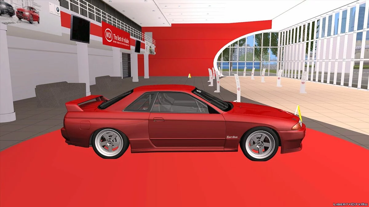 Nissan Skyline GT-R BNR32 TBK Merah / GTA San Andreas