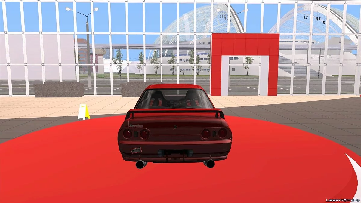 Nissan Skyline GT-R BNR32 TBK Merah / GTA San Andreas