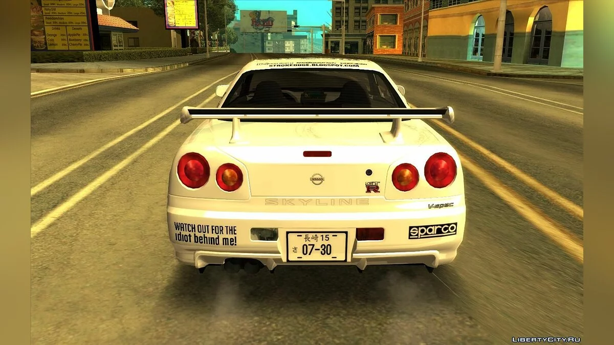 Nissan Skyline GT-R R34 1997 / GTA San Andreas