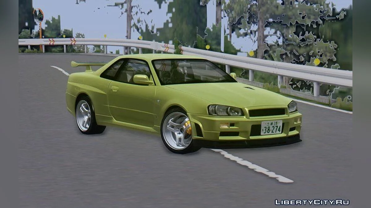 Initial D 4th Stage Hoshino Kozo Nissan Skyline BNR34 / GTA San Andreas