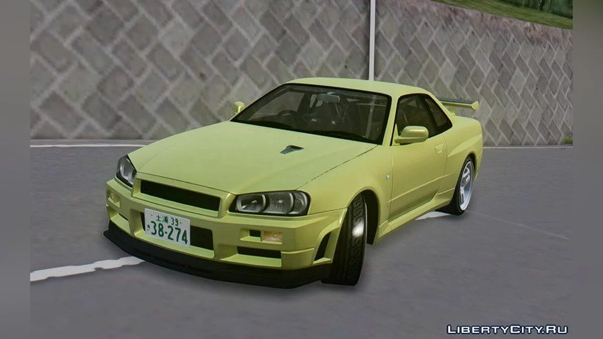 Initial D 4th Stage Hoshino Kozo Nissan Skyline BNR34 / GTA San Andreas