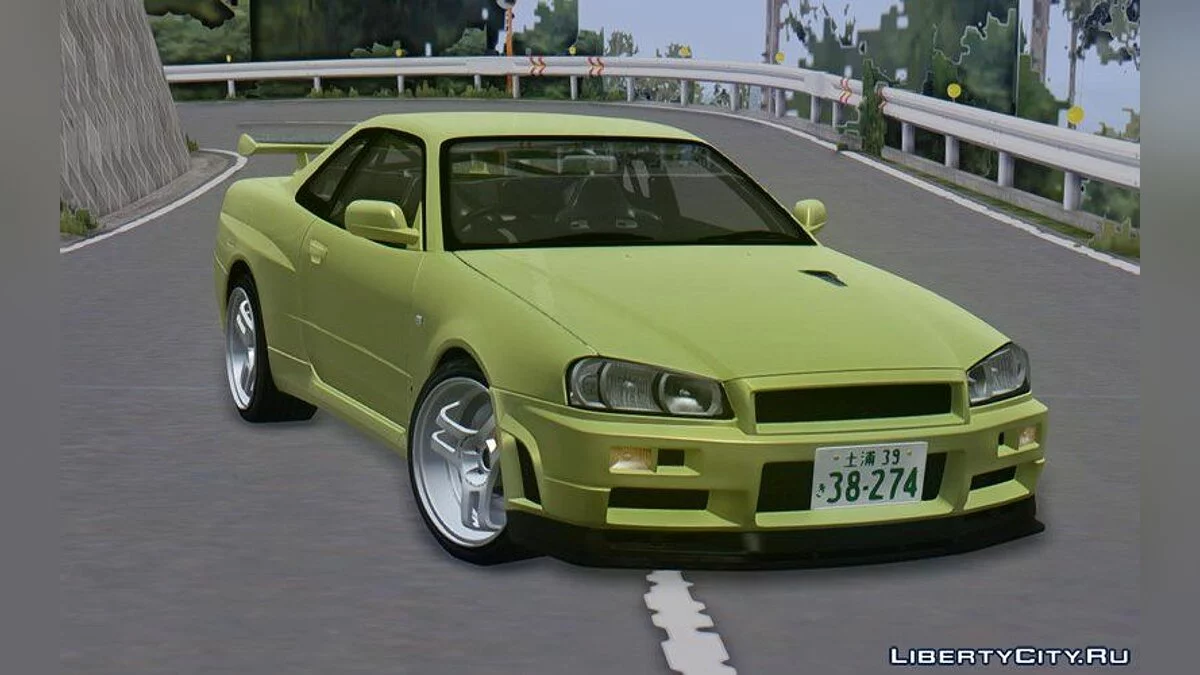 Initial D 4th Stage Hoshino Kozo Nissan Skyline BNR34 / GTA San Andreas