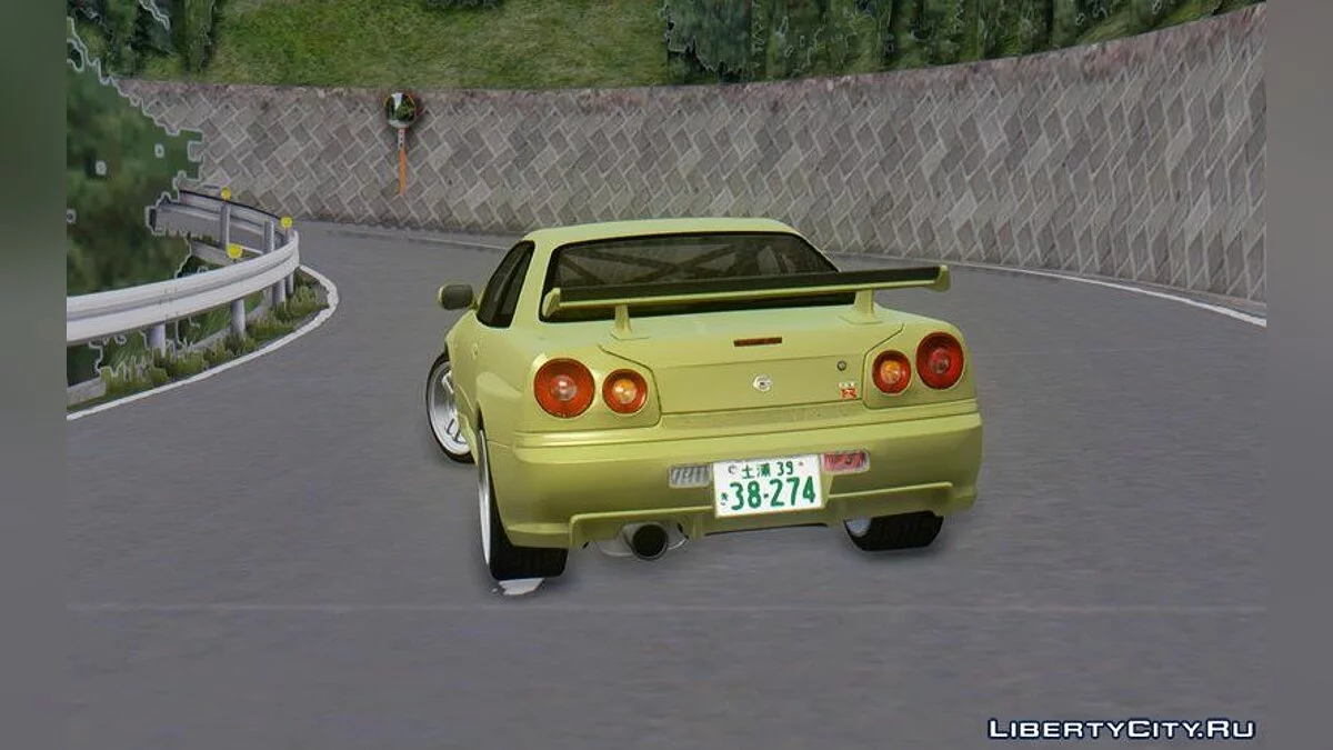 Initial D 4th Stage Hoshino Kozo Nissan Skyline BNR34 / GTA San Andreas