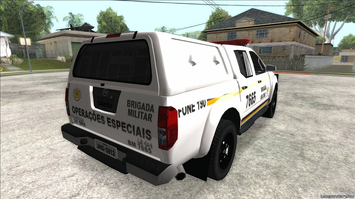 Nissan Frontier Polisi Brasil / GTA San Andreas