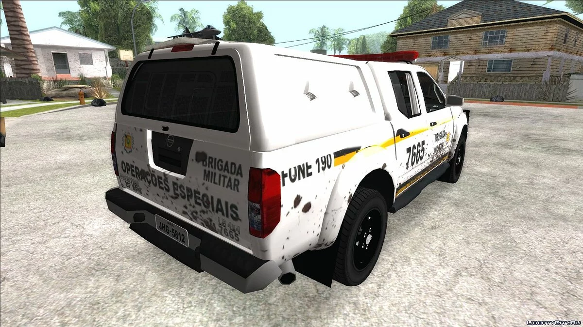 Nissan Frontier Brazilian Police (грязный) / GTA San Andreas