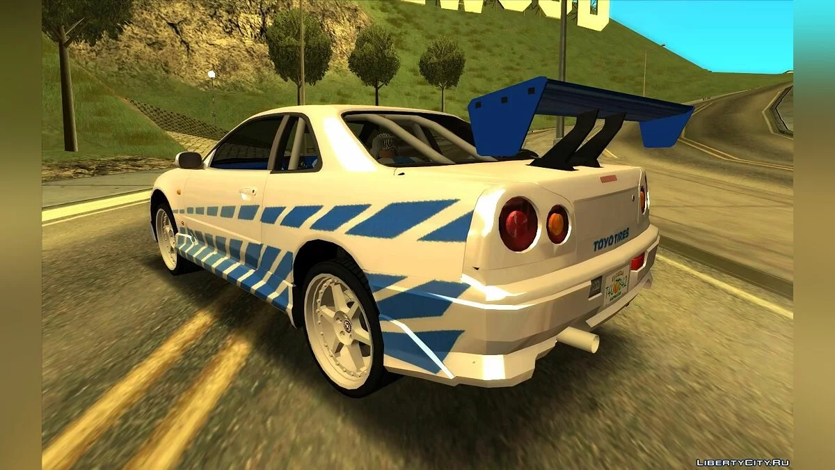 Nissan Skyline R34 C-West V2 / GTA San Andreas