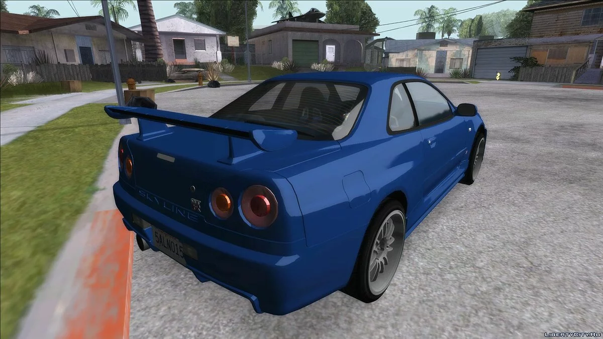 Nissan Skyline R34 Fast and Furious 4 / GTA San Andreas