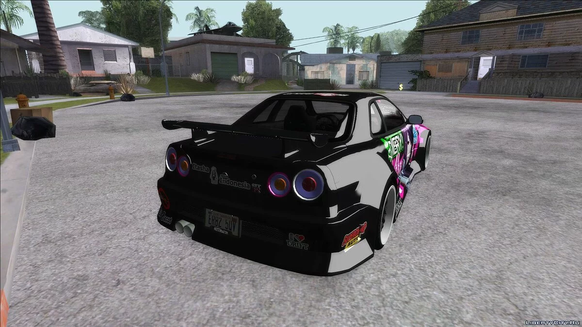 Nissan Skyline GT-R Rize Itasha / GTA San Andreas