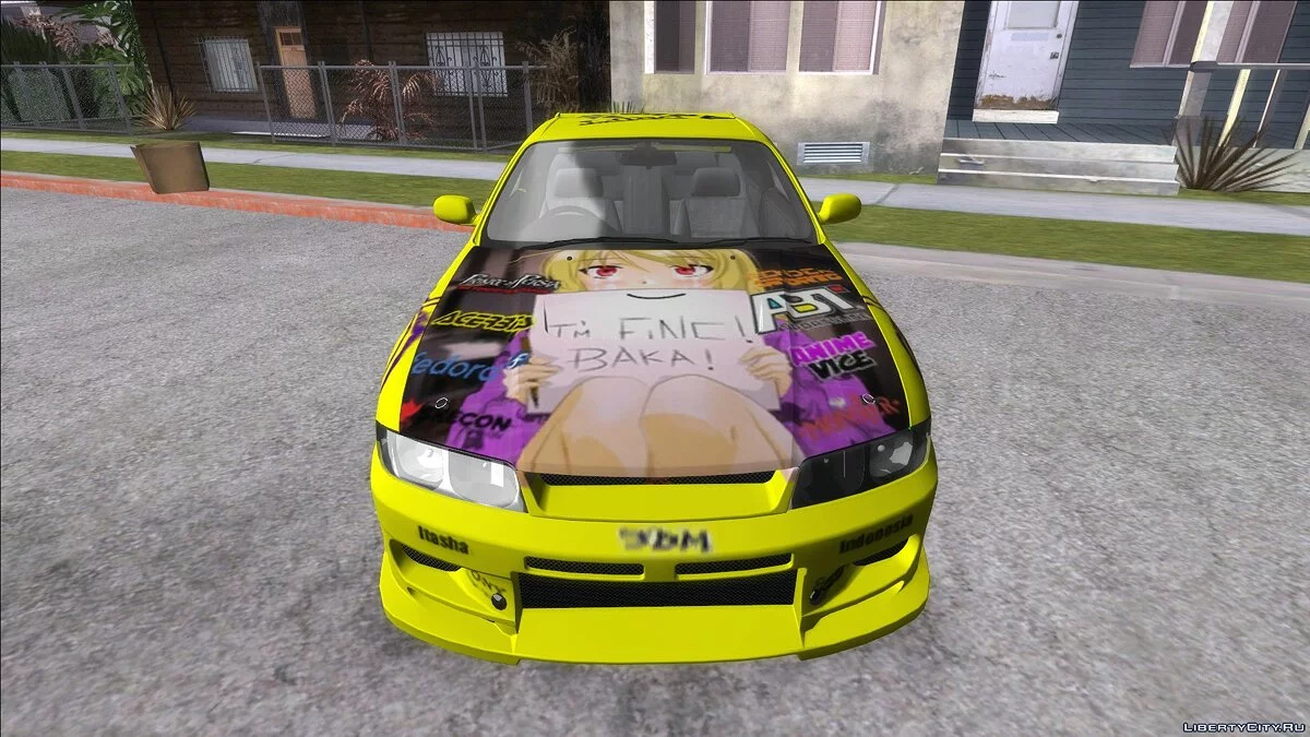 Nissan Skyline R33 Shiina Mashiro Itasha / GTA San Andreas