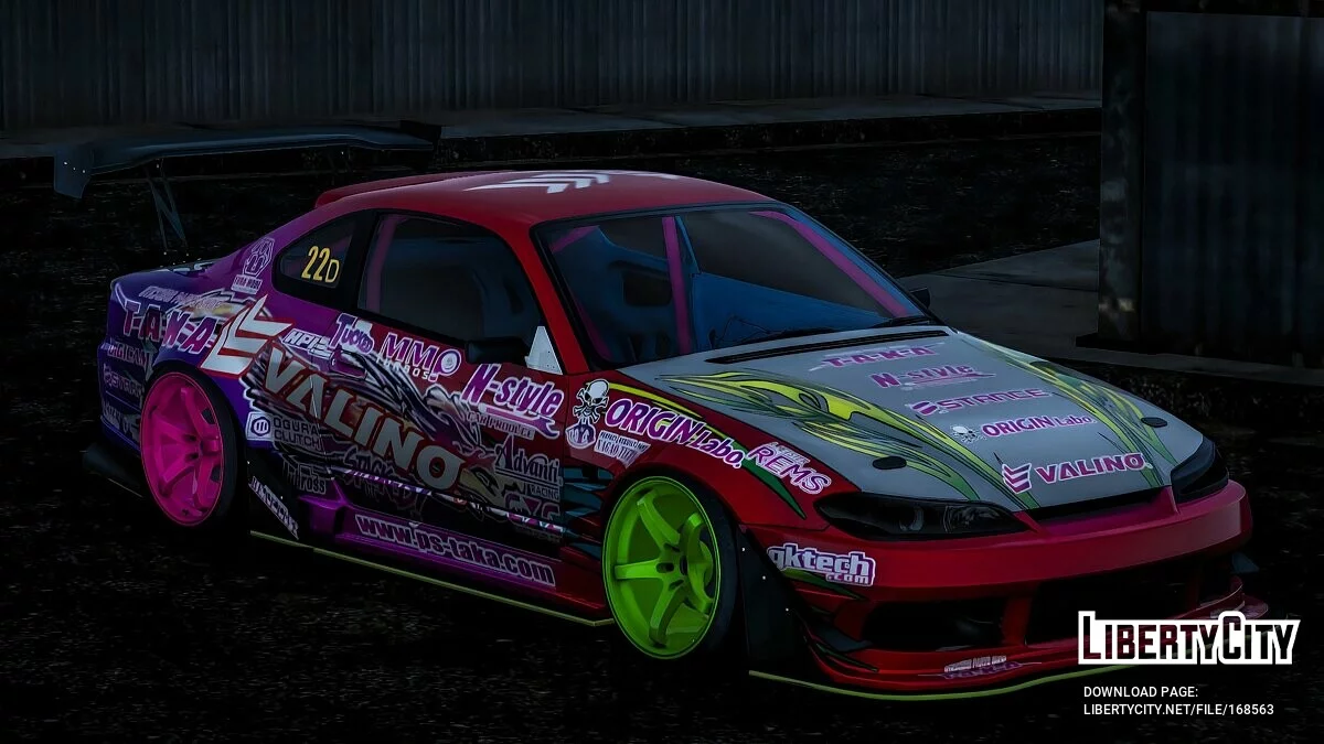 Nissan Silvia S15 «Наокі Накамура» / GTA San Andreas