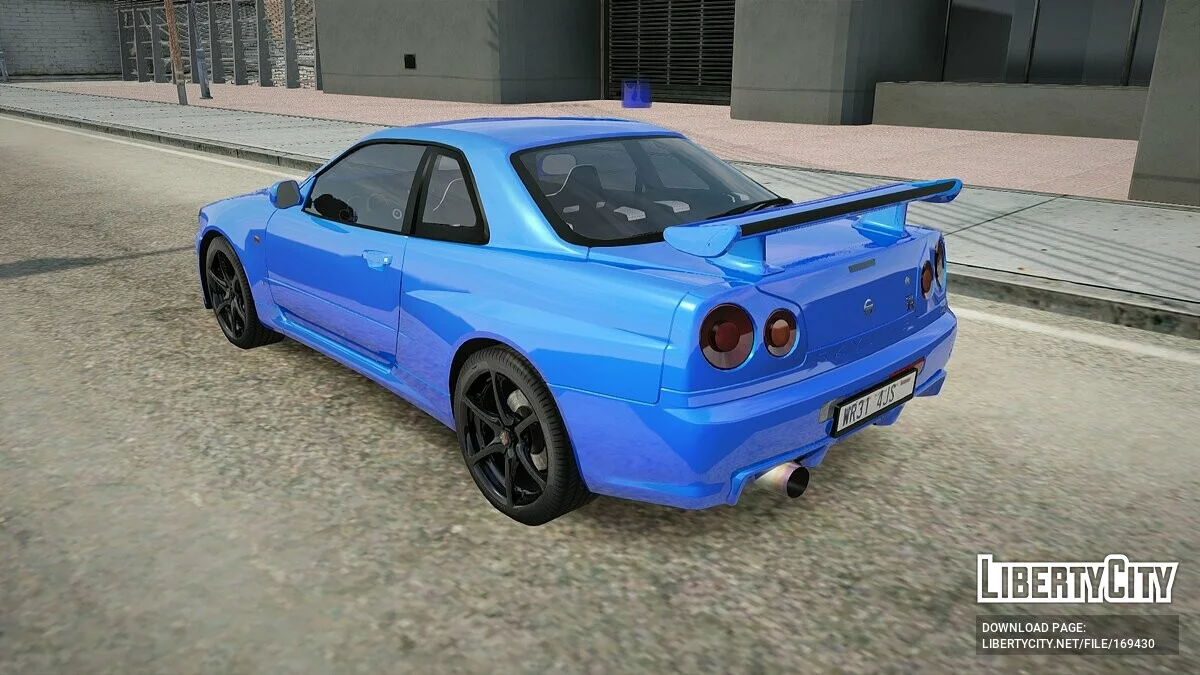 نيسان سكايلاين GT-R 34 V-spec / جي تي إيه سان أندرياس