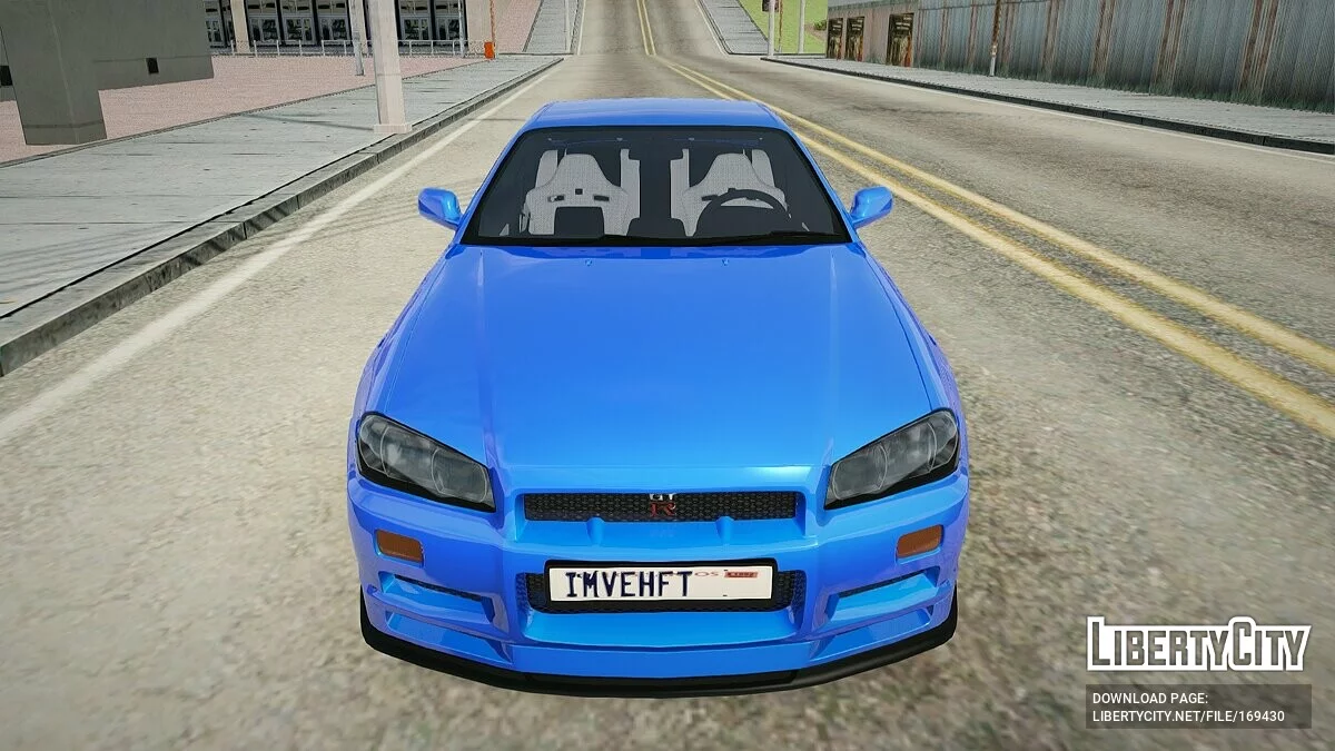نيسان سكايلاين GT-R 34 V-spec / جي تي إيه سان أندرياس