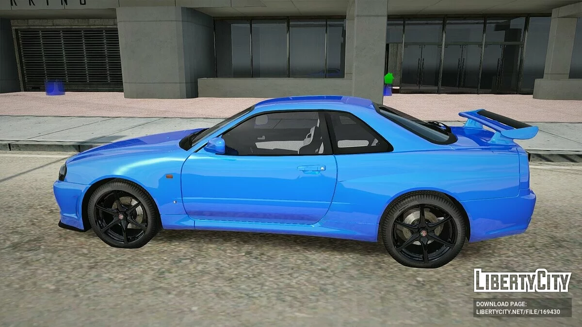 نيسان سكايلاين GT-R 34 V-spec / جي تي إيه سان أندرياس