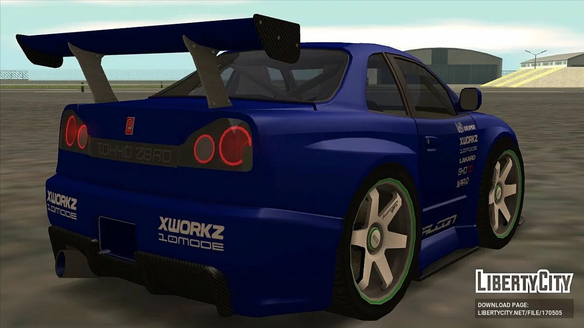Tiny Nissan Skyline GTR-34 / GTA San Andreas