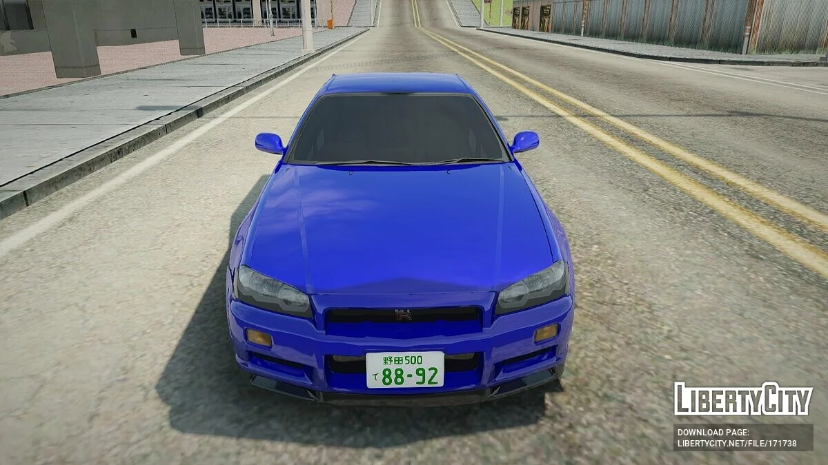 Nissan Skyline GT-R R34 / GTA San Andreas