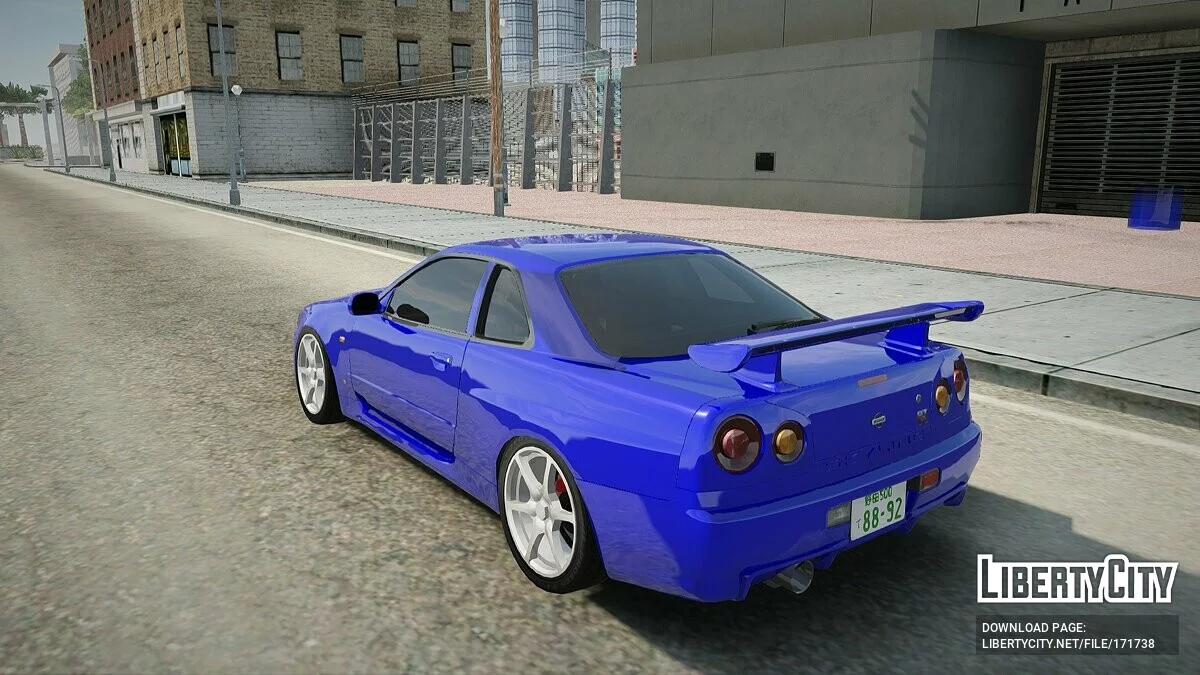 Nissan Skyline GT-R R34 / GTA San Andreas