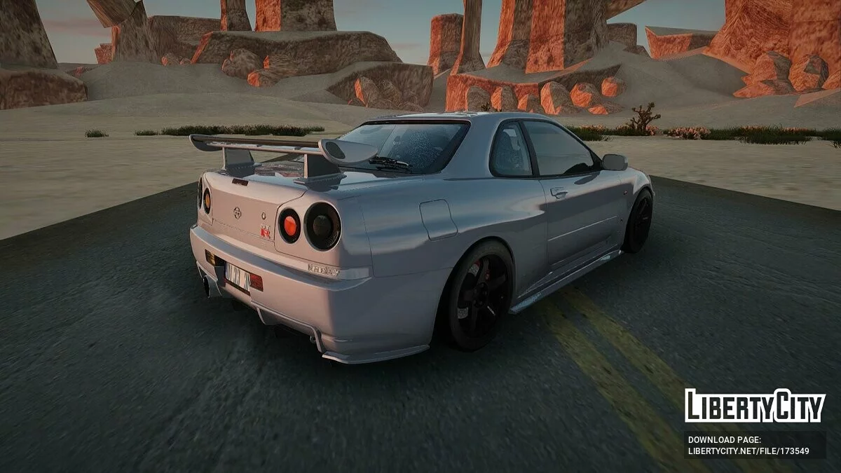Nissan GT-R 34 V-specII Nür '99 / GTA San Andreas