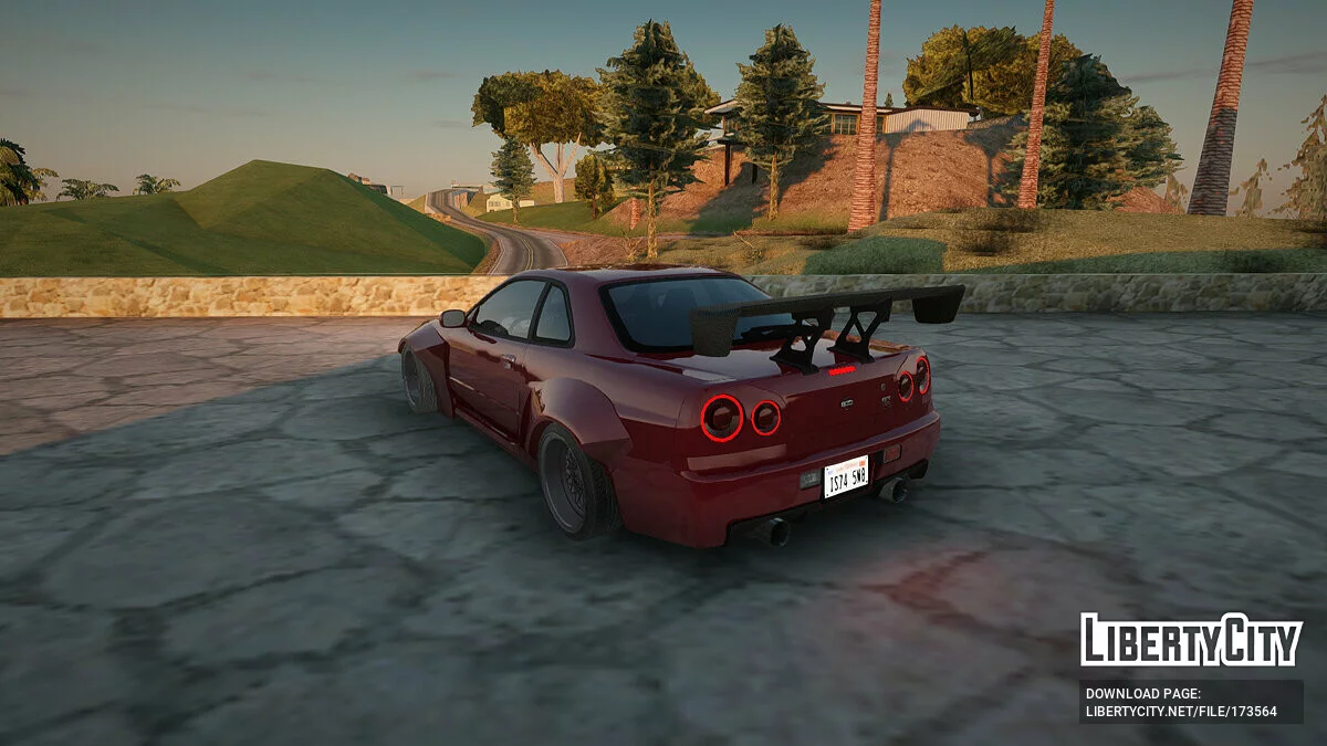 Nissan Skyline R34 14th Street / GTA San Andreas