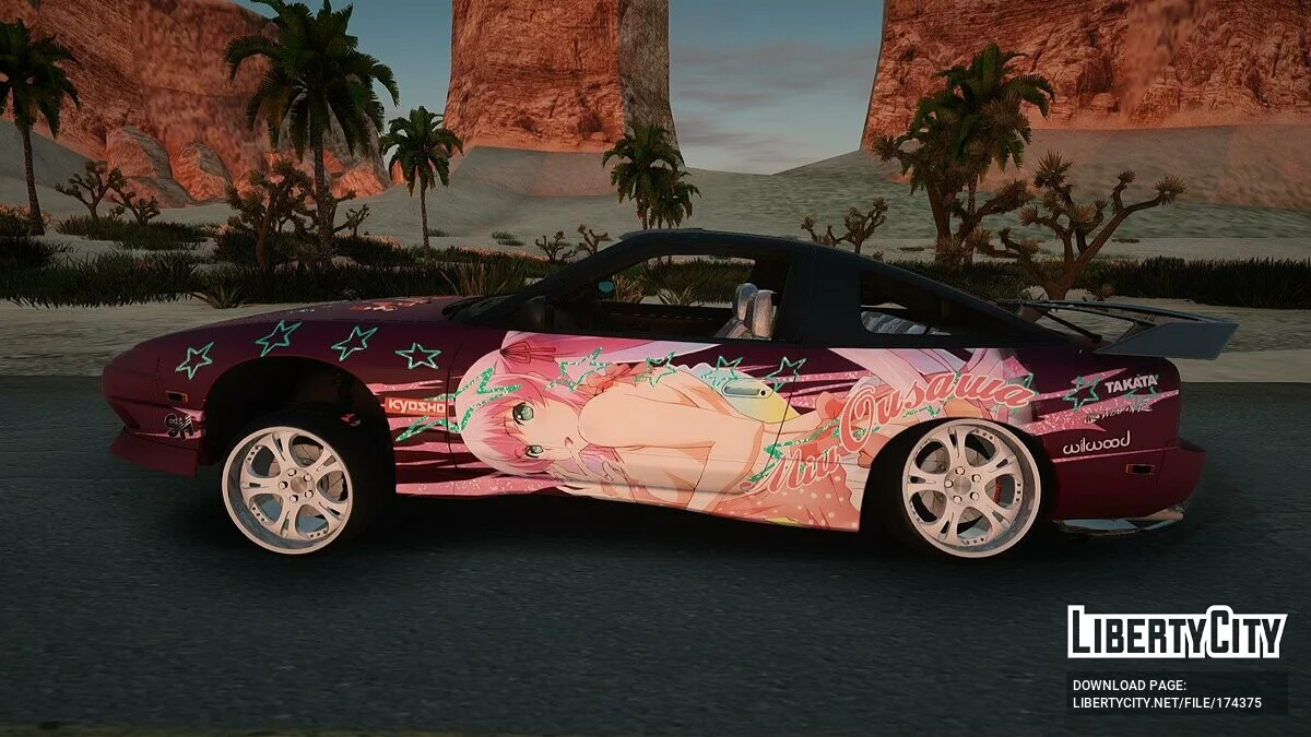 日产 240sx Ousawa Miu Itasha / GTA San Andreas