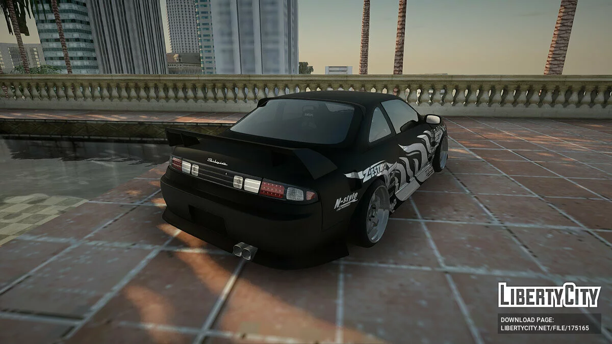 Nissan Silvia S14 Gaya Jalanan / GTA San Andreas