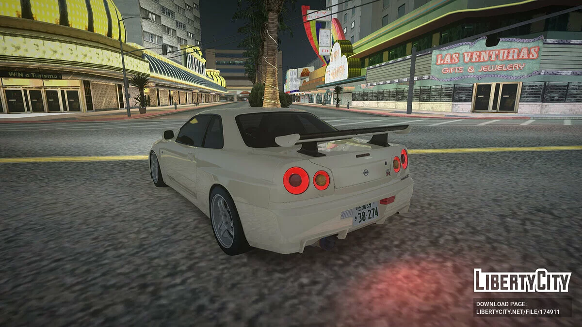 Nissan Skyline R34 GT-R / GTA San Andreas