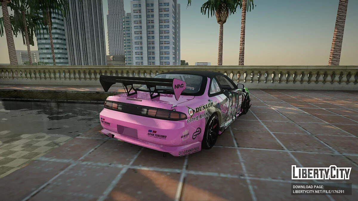 Nissan Silvia S14 D1GP Itasha / GTA San Andreas