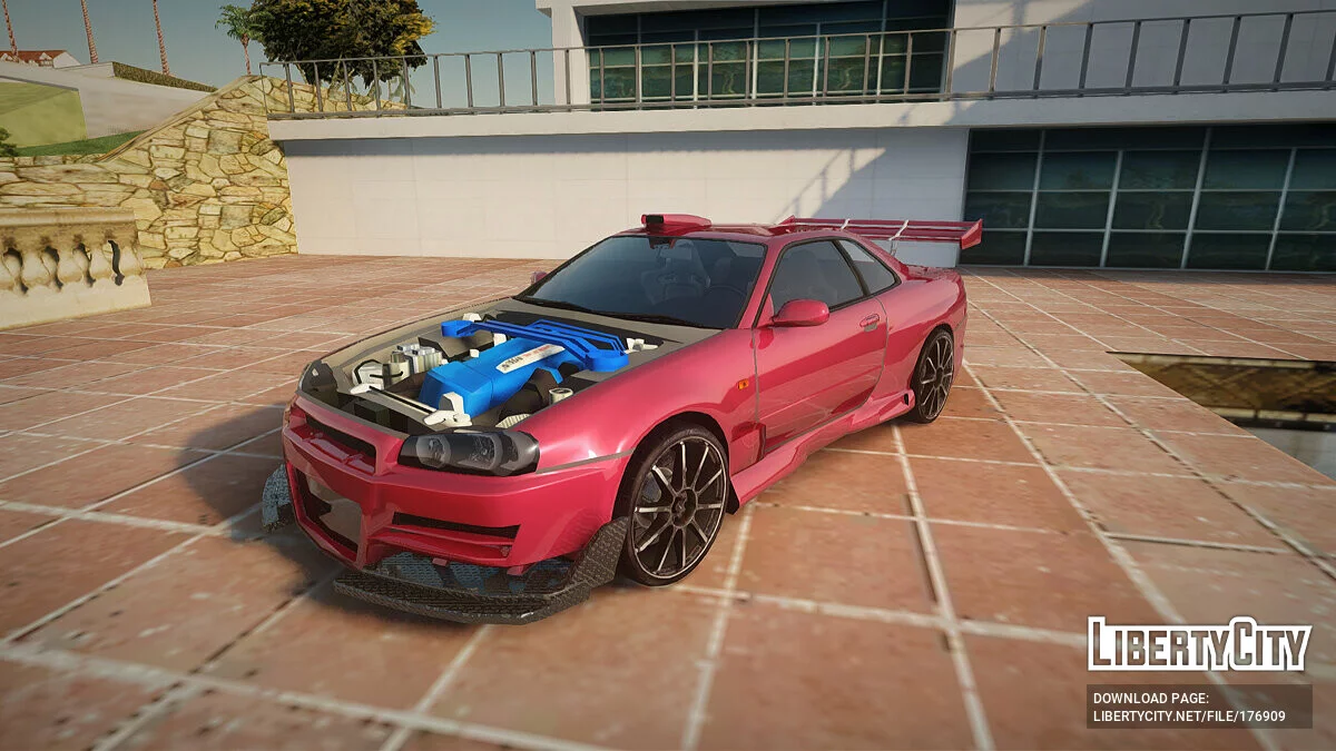 Nissan Skyline R34 Tuned / GTA San Andreas