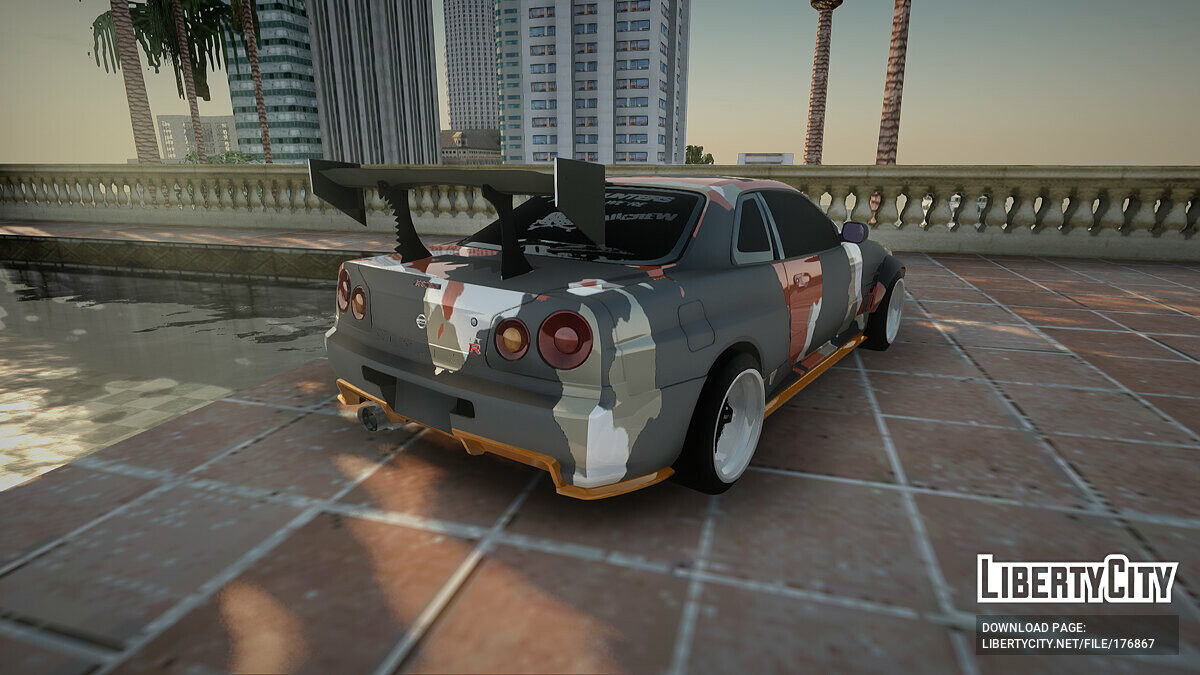 Download Nissan Skyline R34 for GTA San Andreas